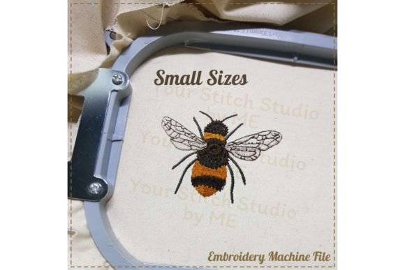 Bee Embroidery Design - Bumble Bee