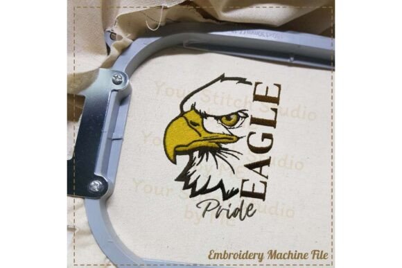 Eagle Pride Embroidery Design