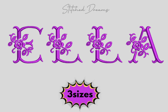 Ella Name Embroidery Design Review