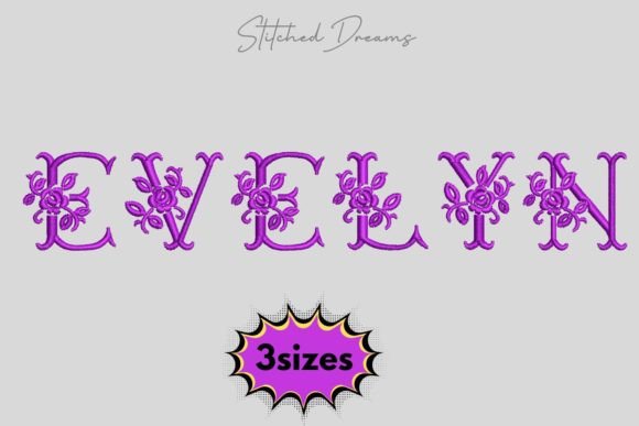 Evelyn Name Embroidery Design Review