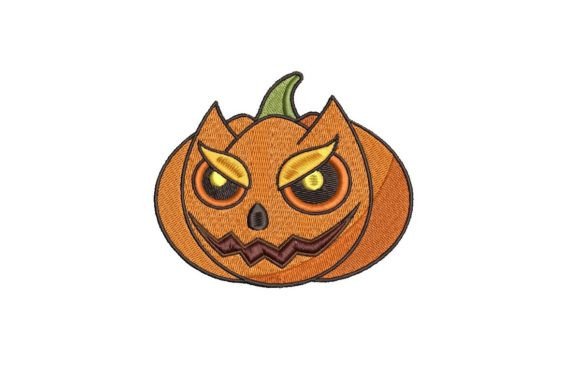 Halloween Murder Pumpkin Embroidery