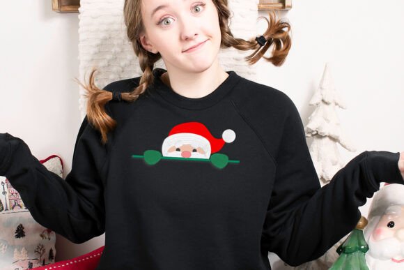 Peeking Santa Embroidery Review