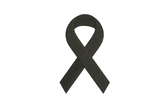 Skin Cancer Ribbon Embroidery Design
