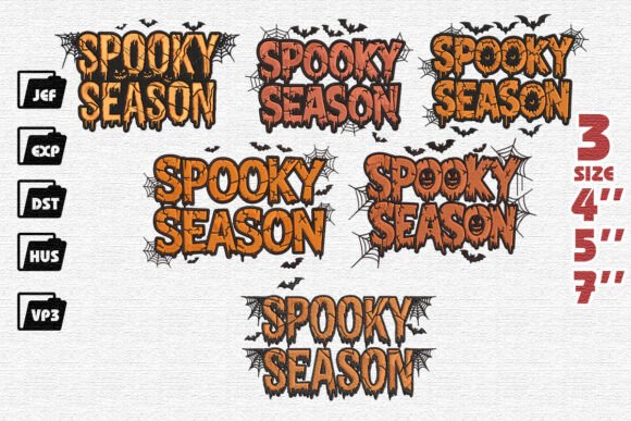 Spooky Season Embroidery Set