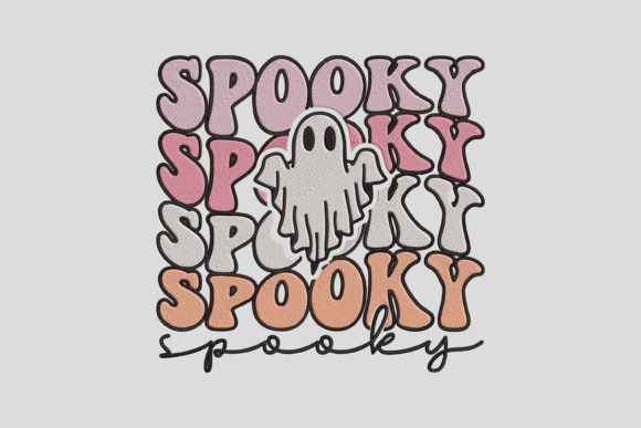 Spooky Spooky Embroidery Design